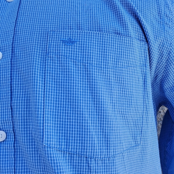 Dockers Classic Fit Button Up Work Shirt Plaid L - Picture 9 of 10